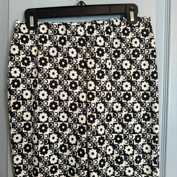 Altar'd State Flare Pants Size  Large Groovy Funky Mod Black White Hippie Retro - Picture 3 of 14